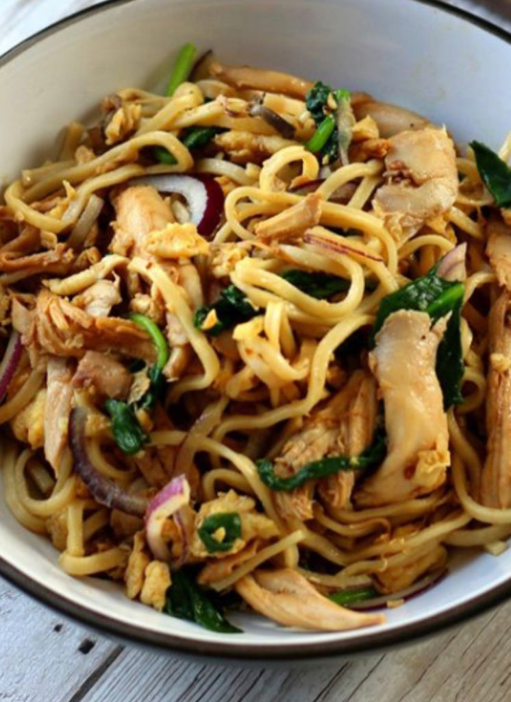 Curry Chicken Egg Noodles