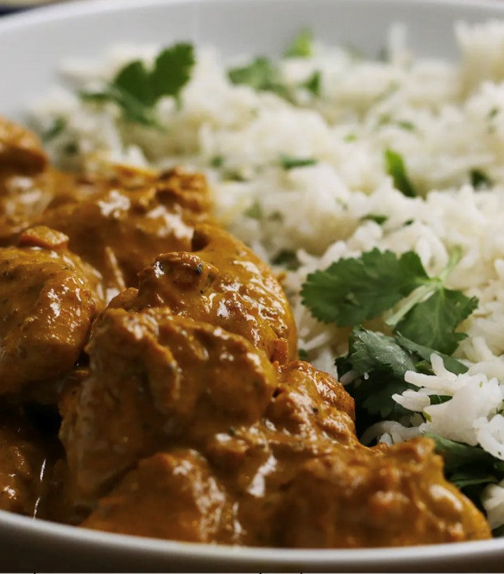 Healthy Chicken Korma & Balti Rice