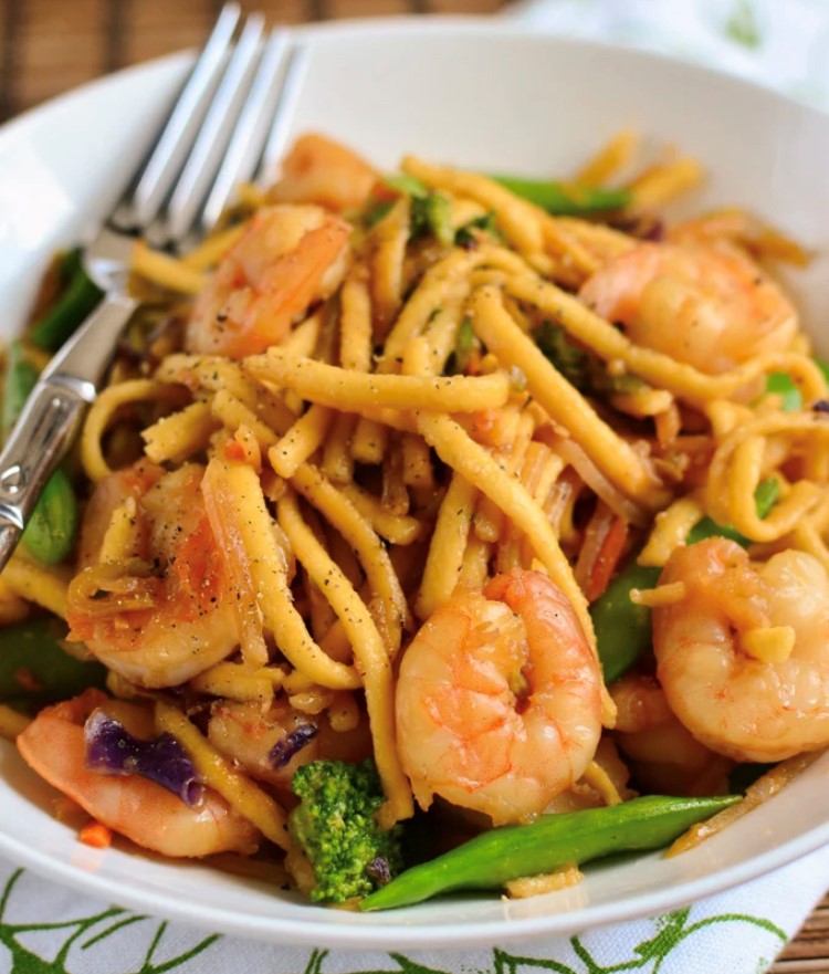 Tiger Prawn & Ginger Noodles