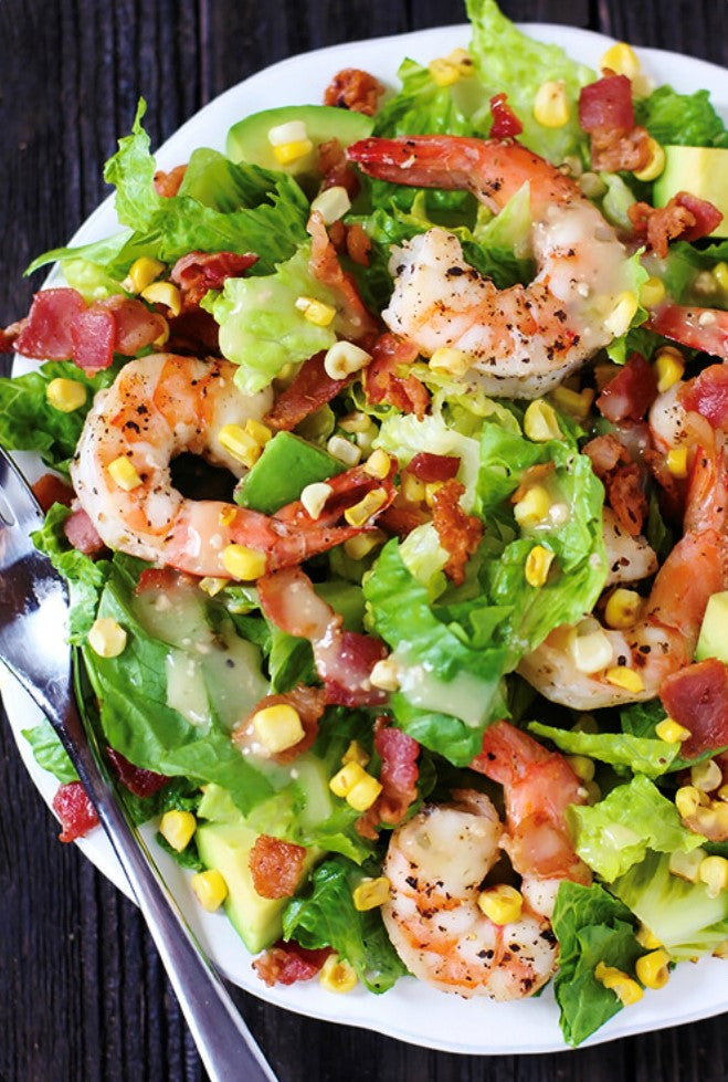 Layered Prawn Salad