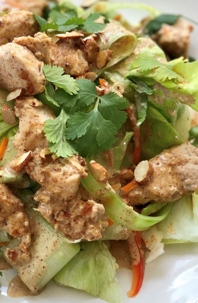 Chicken Satay Salad